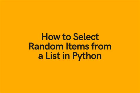 Image result for Random List Python