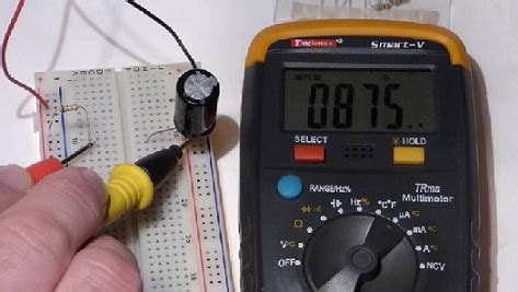Afbeeldingsresultaten voor How to Check Capacitor Using Multimeter