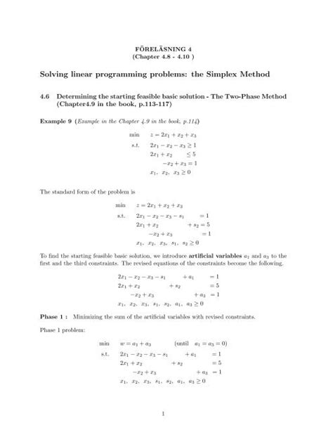 Image result for Linear Programming Problem of 4 Variable by Simplex Method with Example