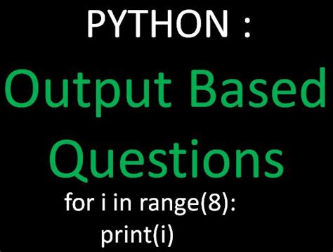 Image result for For Loop Questions in Python