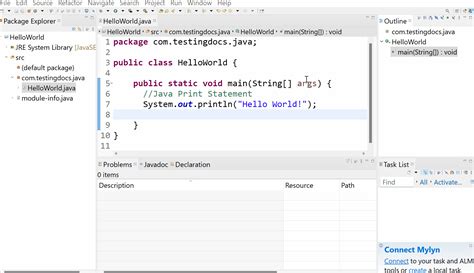 Code HelloWorld Java-এর ছবি ফলাফল