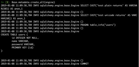 Toradh íomhá ar SQLAlchemy Example Code