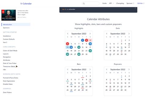 Image result for Calendar for Vanilla JavaScript Library