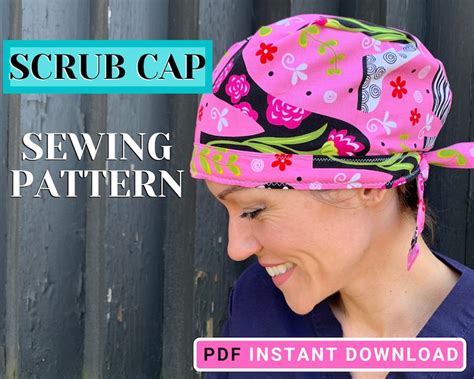 Image result for Scrub Cap Pattern PDF