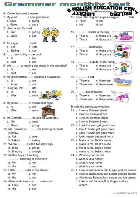 Image result for Grammar Test Practice