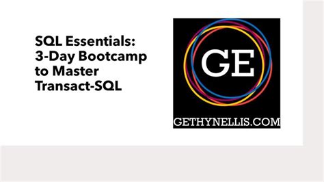 Image result for SQL Essentials Training