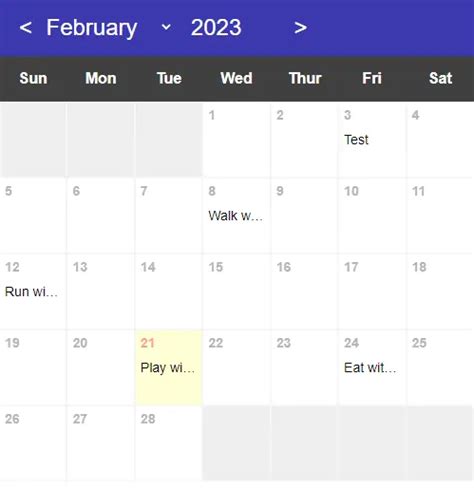 Image result for Flower Blooming Calendar JavaScript