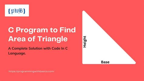 Toradh íomhá ar Area of Triangle Program