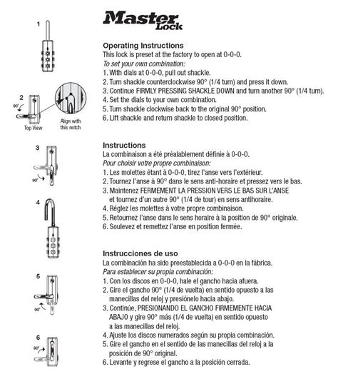 Image result for How to Program Master Lock 647D