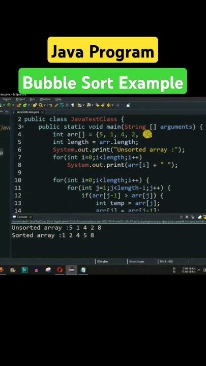 Bubble Sort in Java Videos に対する画像結果
