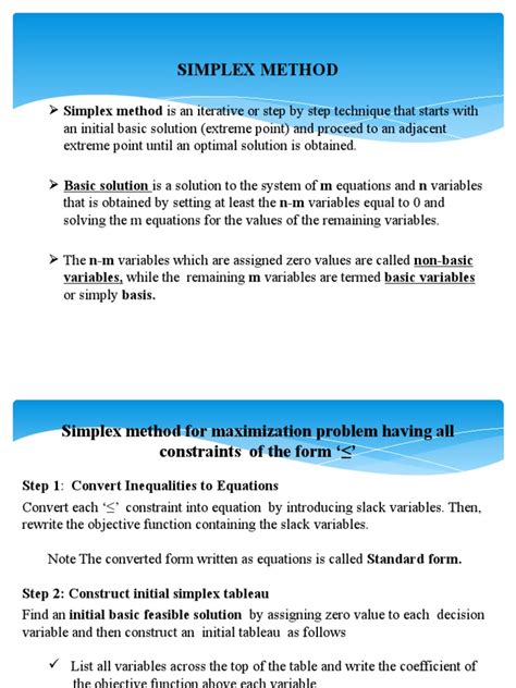 Image result for Simplex Method Example Problems