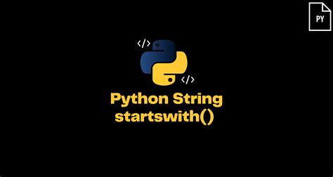 Python Startswith എന്നതിനുള്ള ഇമേജ് ഫലം