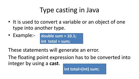 Explain Type Conversion in Java に対する画像結果