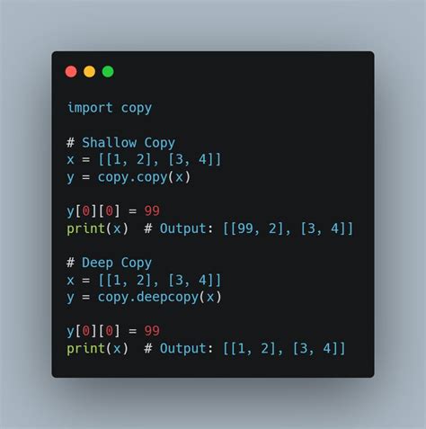 Toradh íomhá ar Python Def Copy