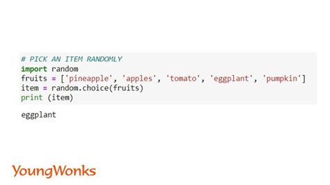 Python Random Choice に対する画像結果