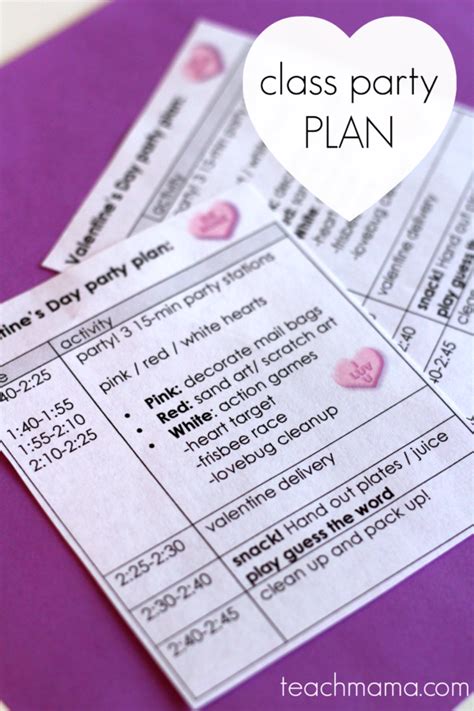 Valentine's Day Class Party Ideas に対する画像結果