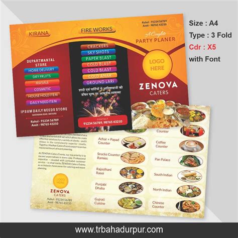 Image result for Menu Card Design