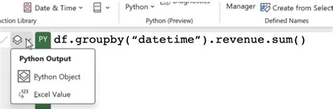 Use Python in Excel に対する画像結果