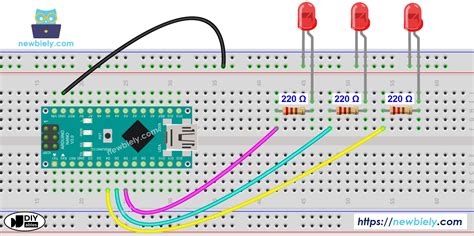 Afbeeldingsresultaten voor Arduino Giga LED Wiring