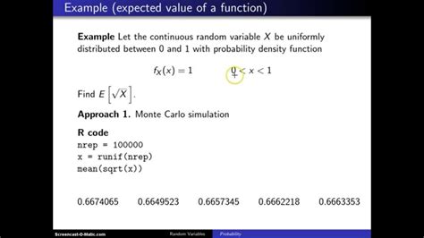 Image result for Random Variable Expecation X Y Example