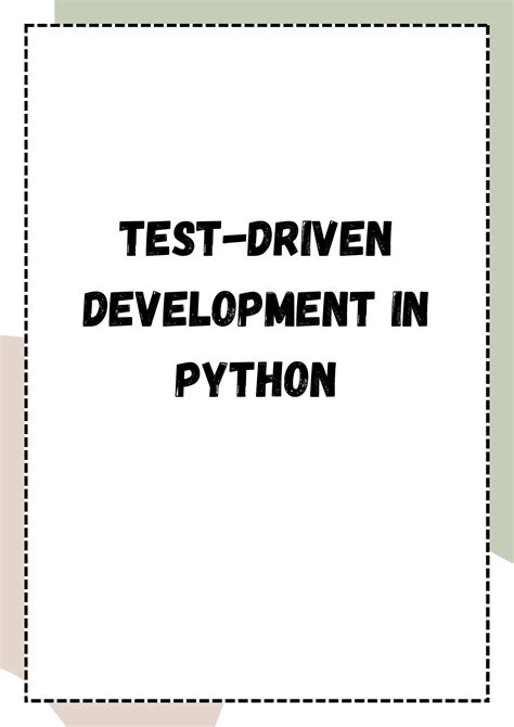 Image result for Python Test Driven Development Py.test Tutorial