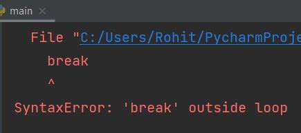 Break Out of for Loop Python に対する画像結果