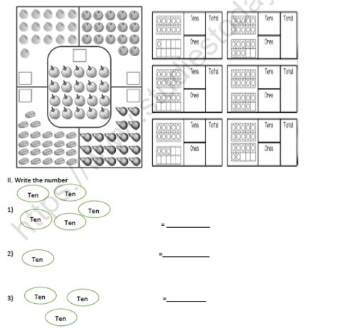 Afbeeldingsresultaten voor Counting in Tens Worksheet for Class 2