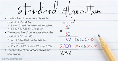 Standard Algorithm Math Multiplication に対する画像結果