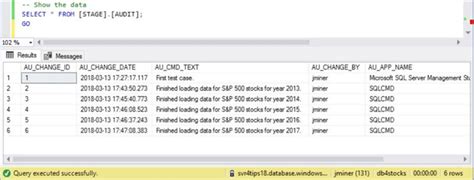 Toradh íomhá ar Azure SQL Database Table