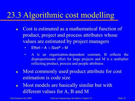 Image result for Algorithmic Cost Modelling