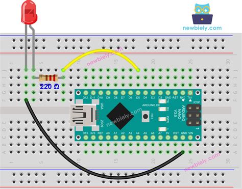 Afbeeldingsresultaten voor Arduino Giga LED Wiring