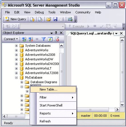 Image result for SQL Server Create Table Example
