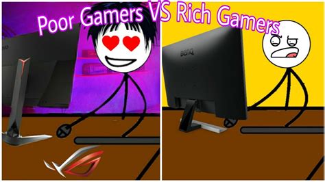 Image result for Rich Gamer vs Poor Gamer Troom Oki