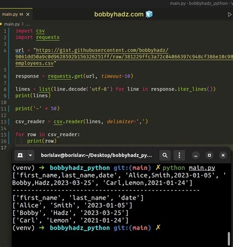 Toradh íomhá ar Python Read a CSV File