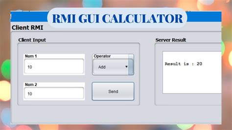 Toradh íomhá ar Modern GUI Calculator in Java