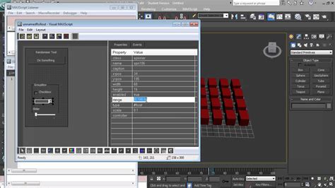 MAXScript Python UI に対する画像結果