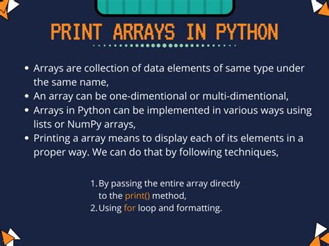Afbeeldingsresultaten voor Print Array Python