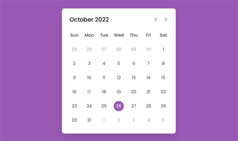 Image result for Customized Calendar Using JavaScript
