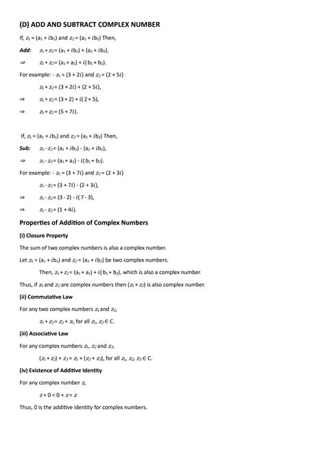 Afbeeldingsresultaten voor Lecture Notes On Complex Numbers