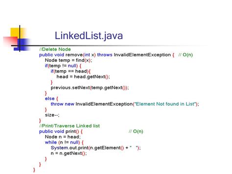 Toradh íomhá ar Node-Based Linked List Java