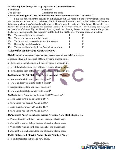 Image result for Grammar Test Practice Worksheet