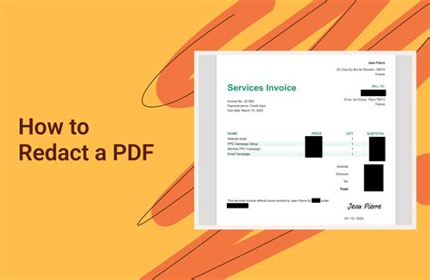 Image result for Redact a PDF File