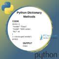 Toradh íomhá ar Python Dictionary Items Method