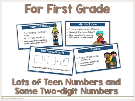 Toradh íomhá ar First Grade Math Problems
