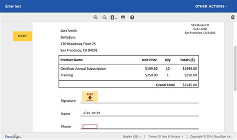 Sign DocuSign に対する画像結果