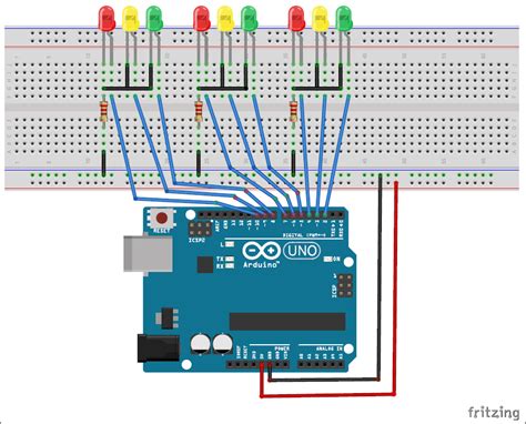 Image result for Arduino Traffic Light System