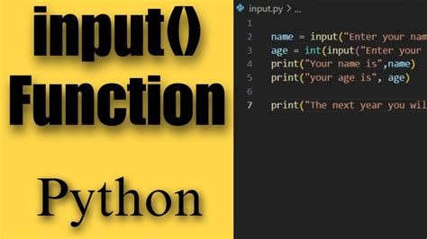 Toradh íomhá ar Take Input in Python