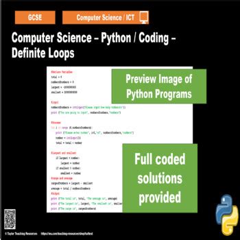 Toradh íomhá ar Definite Loop in Python