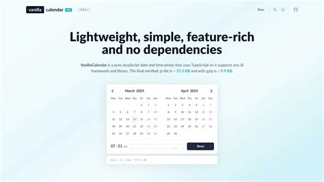 Toradh íomhá ar Free JavaScript Calendar