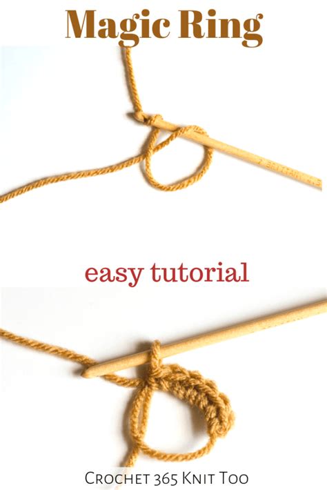 How to Create a Magic Ring Crochet に対する画像結果